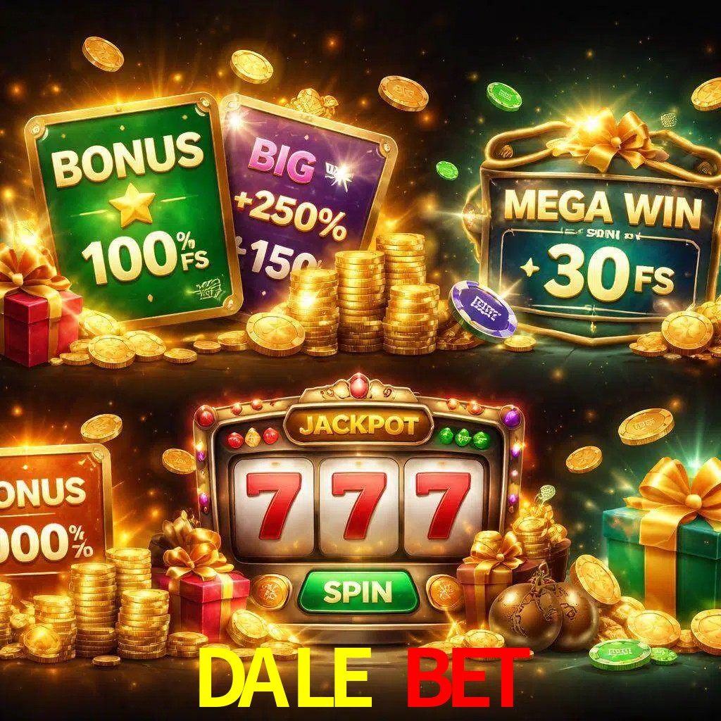 Tipos de bonos DALE BET incluyendo recompensas de bienvenida y promociones continuas